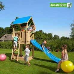Jungle Gym Castle Legetårn Komplet Inkl. Rutschebane - 804-280N