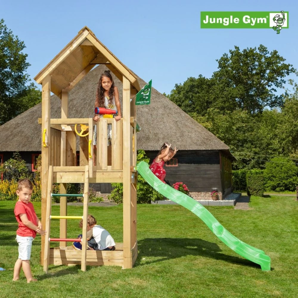 Jungle Gym Club Legetårn Komplet Ekskl. Rutschebane - 804-284B 1 Jungle Gym Club Legetårn Komplet Ekskl. Rutschebane - 804-284B
