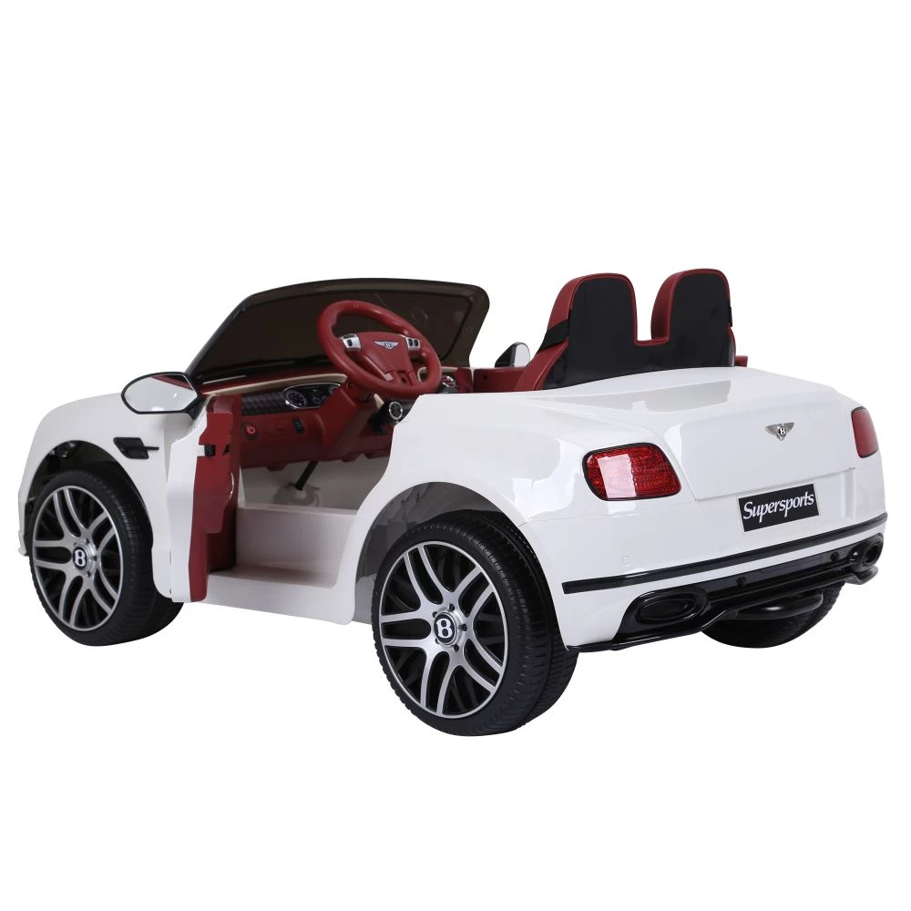 Elbil Bentley 2 Personers, 2x12V, Hvid, EVA Hjul NORDIC PLAY Speed 2 Elbil Bentley 2 Personers, 2x12V, Hvid, EVA Hjul NORDIC PLAY Speed - Billede 2