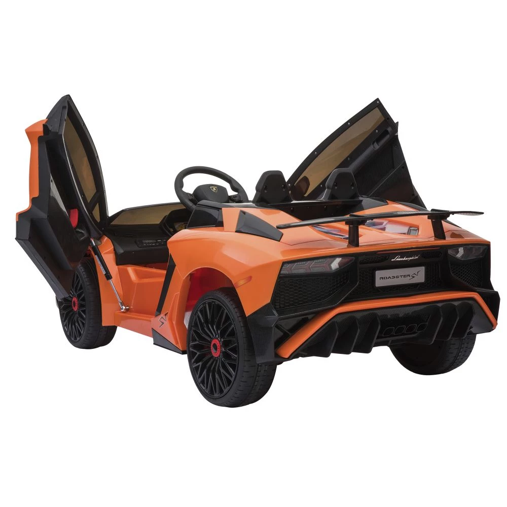 Elbil Lamborghini Aventador, NORDIC PLAY Speed 12V, Orange - 805-684 2 Elbil Lamborghini Aventador, NORDIC PLAY Speed 12V, Orange - 805-684 - Billede 2
