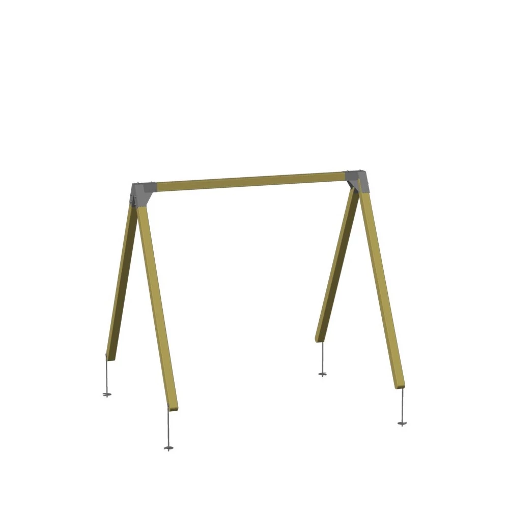 Plus A/S Plus Gyngestativ Ekskl. Gynger Og Karabinhager - Natur 18519-1 2 Plus A/S Plus Gyngestativ Ekskl. Gynger Og Karabinhager - Natur 18519-1 - Billede 2