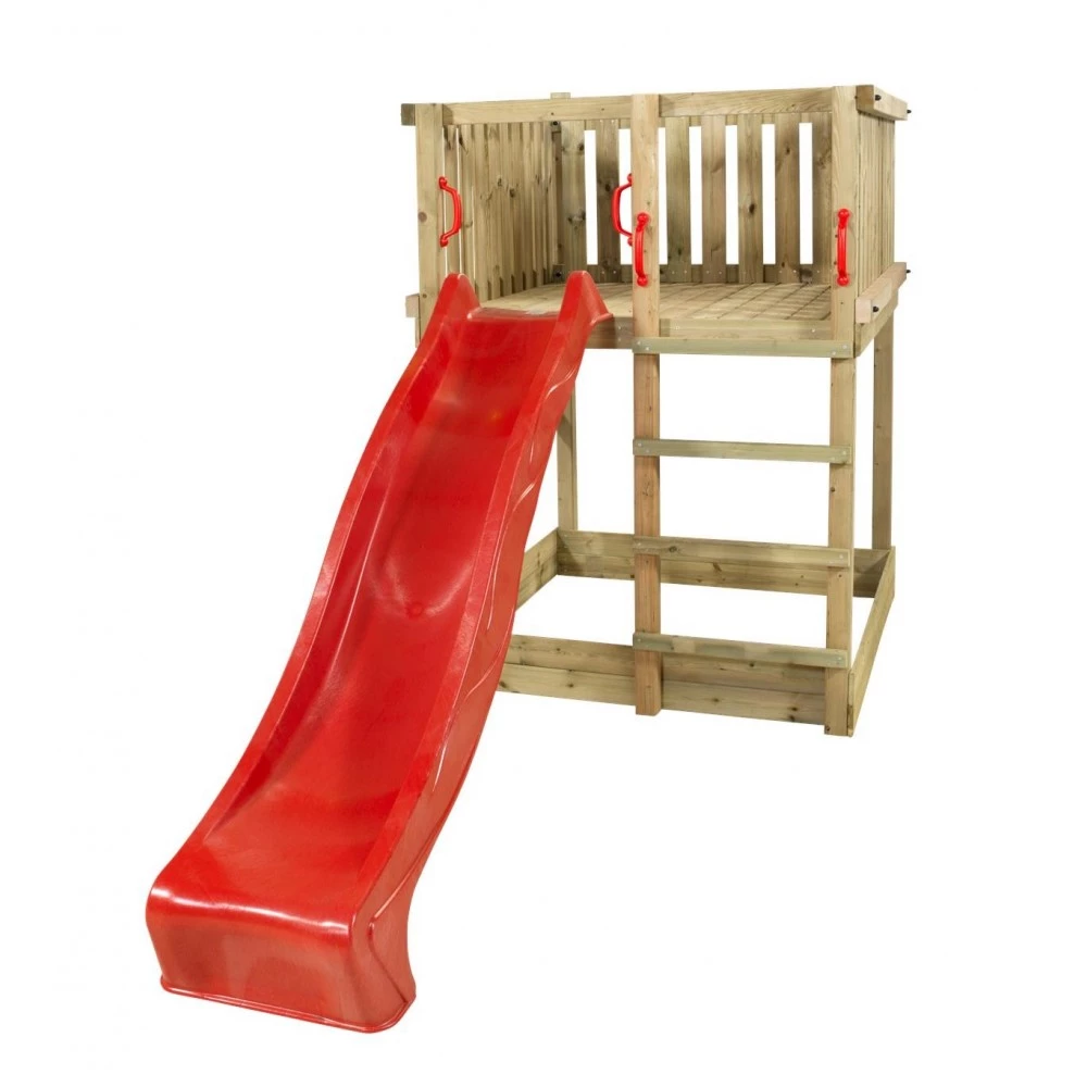 Plus A/S Plus Play Legetårn Trykimprægneret Inkl. Rød Rutsjebane 185281-5 2 Plus A/S Plus Play Legetårn Trykimprægneret Inkl. Rød Rutsjebane 185281-5 - Billede 2