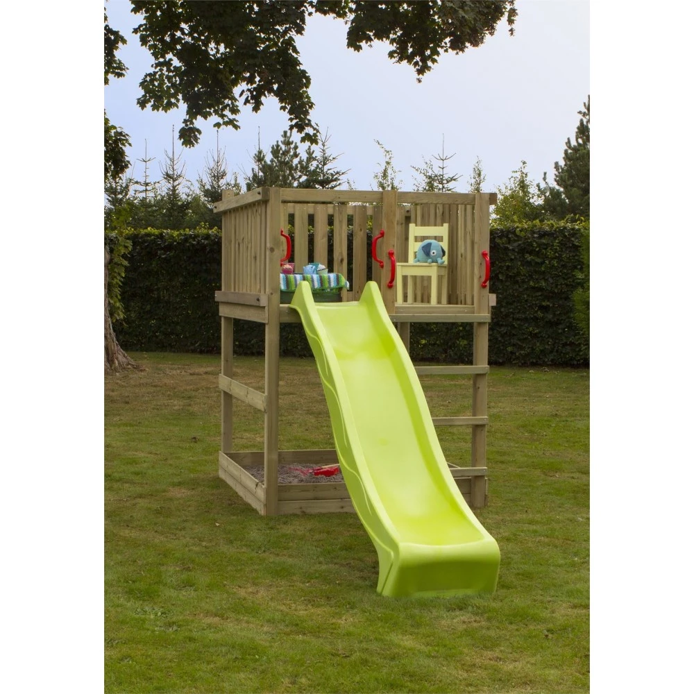 Plus A/S Plus Play Legetårn Trykimprægneret Inkl. Grøn Rutsjebane 185281-2 1 Plus A/S Plus Play Legetårn Trykimprægneret Inkl. Grøn Rutsjebane 185281-2