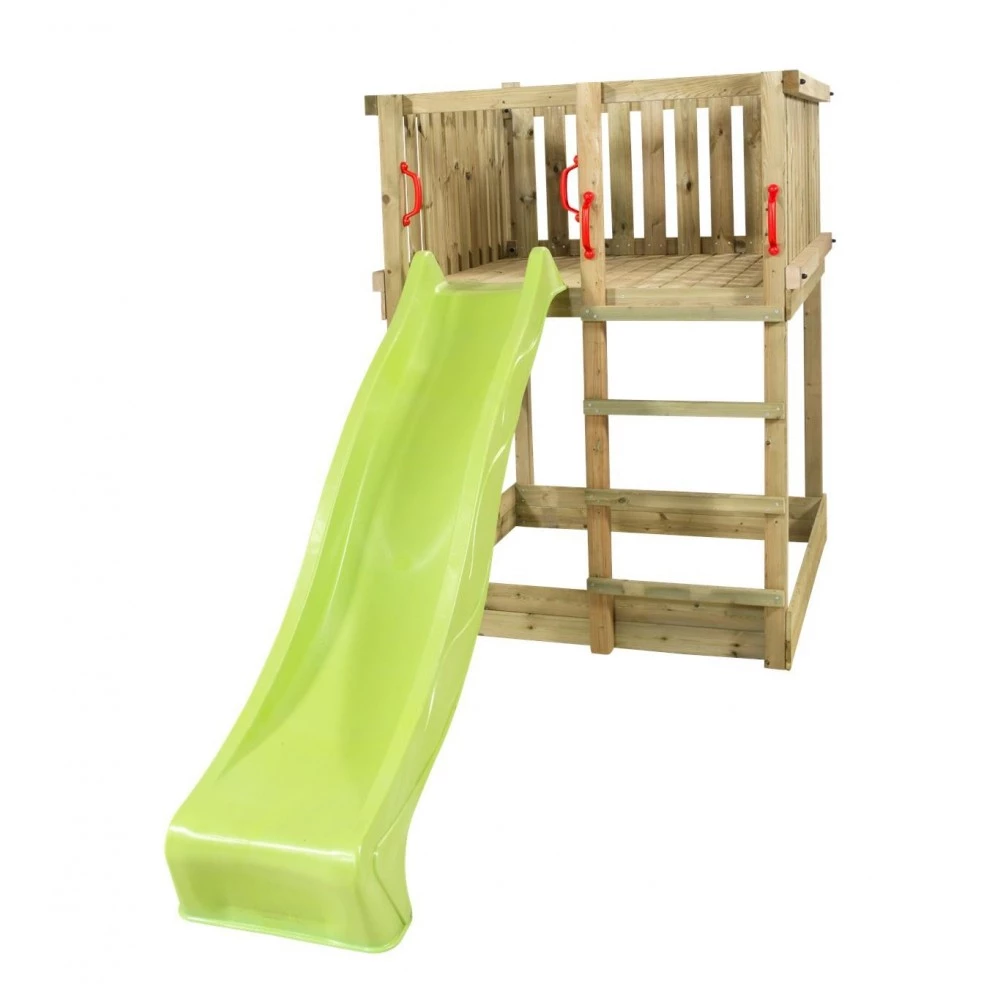 Plus A/S Plus Play Legetårn Trykimprægneret Inkl. Grøn Rutsjebane 185281-2 2 Plus A/S Plus Play Legetårn Trykimprægneret Inkl. Grøn Rutsjebane 185281-2 - Billede 2