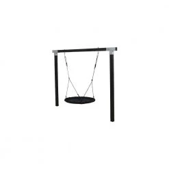 Plus A/S Plus Cubic Gyngestativ Inkl. Rund Redegynge Sort