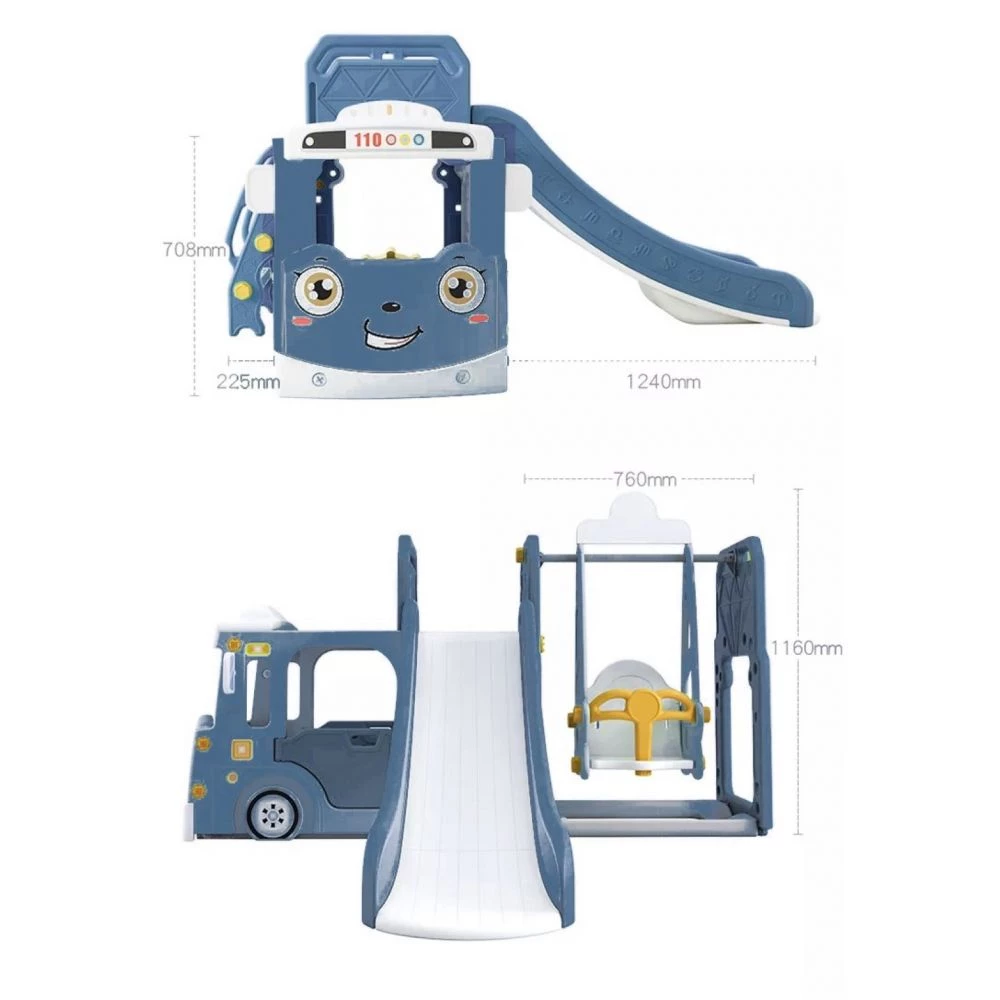 Elite Toys Kids Zone Aktivitets Truck Med Rutchebane 11 Elite Toys Kids Zone Aktivitets Truck Med Rutchebane - Billede 11