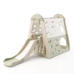 Elite Toys Kids Zone Aktivitets Hus Med Gynge & Rutchebane