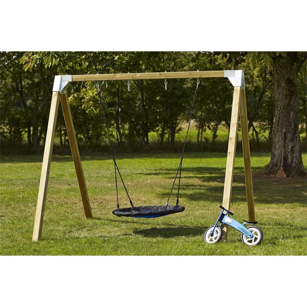 Plus A/S Plus Gyngestativ I Multistolper Ekskl. Gynger, Natur 18521-1 3 Plus A/S Plus Gyngestativ I Multistolper Ekskl. Gynger, Natur 18521-1 - Billede 3