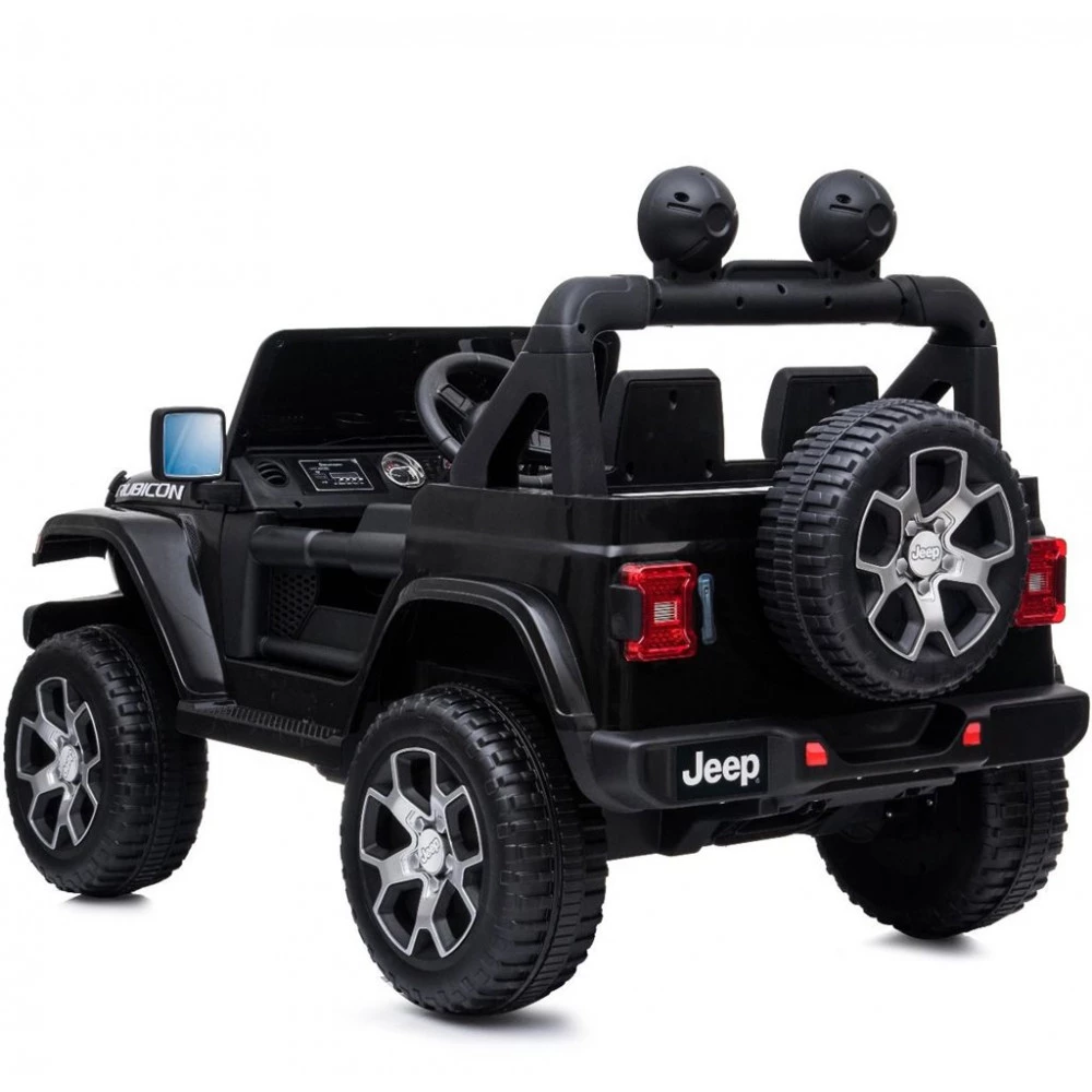 Jeep Wrangler Rubicon Sort 6950240 - Elbil 2 Jeep Wrangler Rubicon Sort 6950240 - Elbil - Billede 2