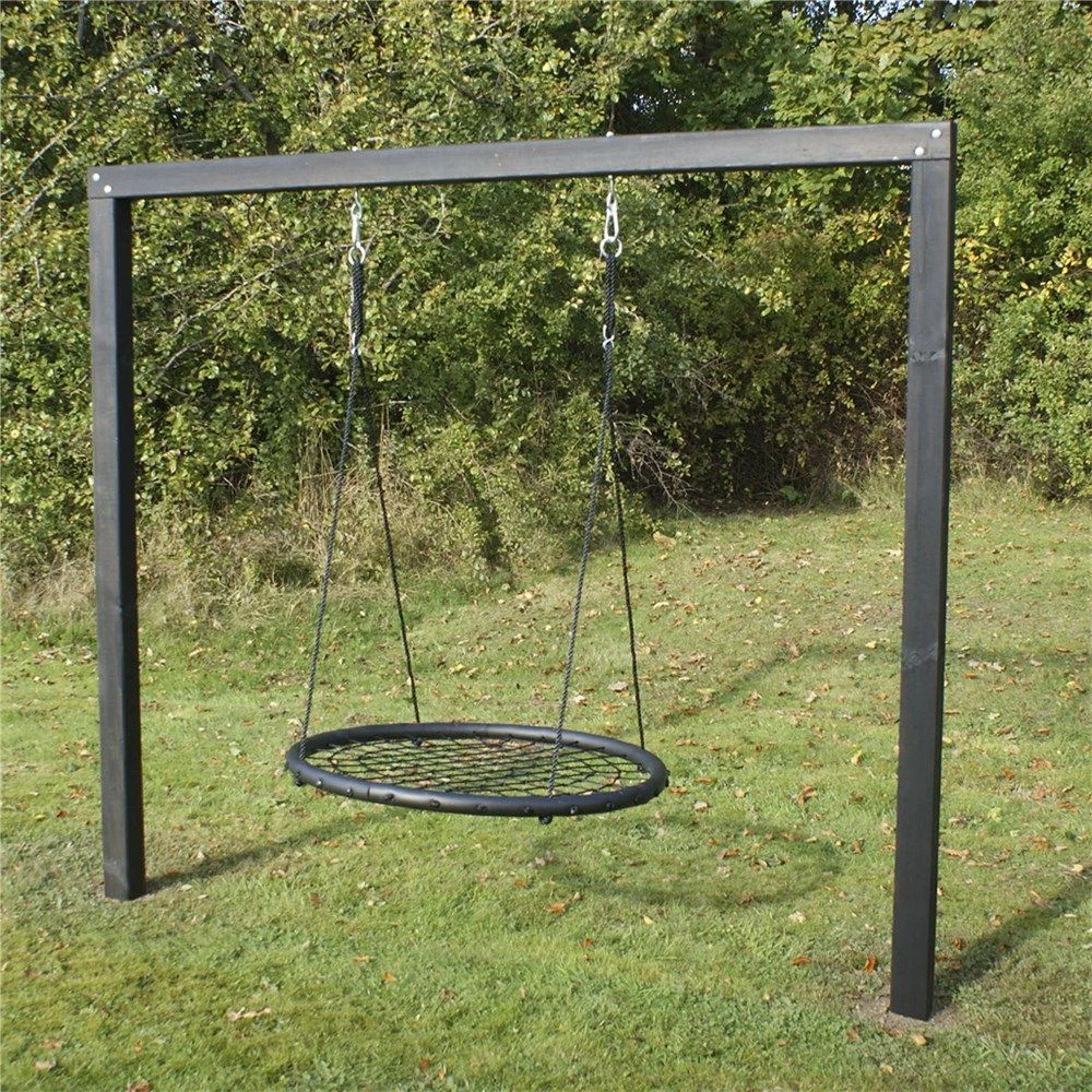 NORDIC PLAY Gyngestativ Asta Sort Grundmalet Inkl. Rundgynge 1 NORDIC PLAY Gyngestativ Asta Sort Grundmalet Inkl. Rundgynge