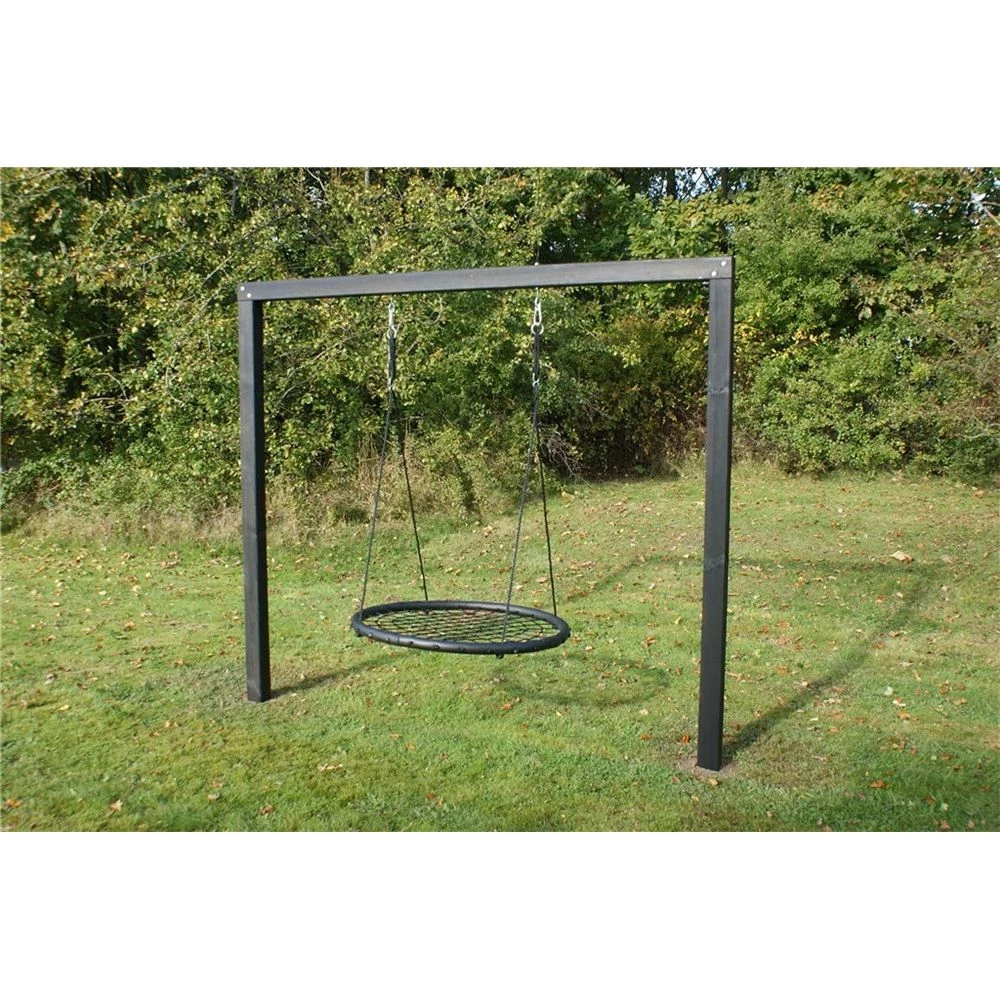 NORDIC PLAY Gyngestativ Asta Sort Grundmalet Inkl. Rundgynge 3 NORDIC PLAY Gyngestativ Asta Sort Grundmalet Inkl. Rundgynge - Billede 3