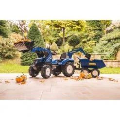 FALK New Holland Rendegraver Inkl. Vogn Med Tiplad -Billig svømmepøl butik unnamed file 910