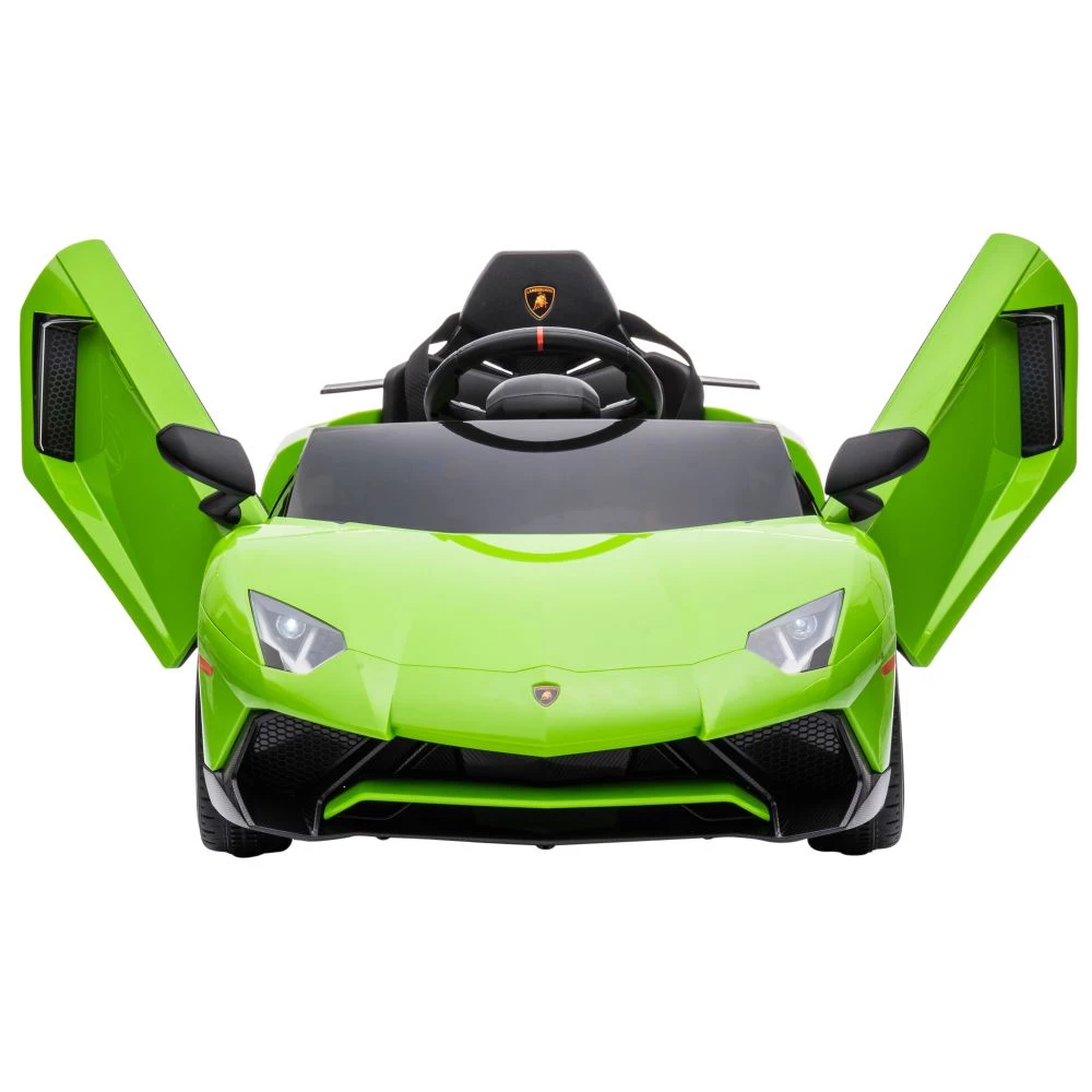 Elbil Lamborghini Aventador, 12V, Limegrøn NORDIC PLAY Speed 2 Elbil Lamborghini Aventador, 12V, Limegrøn NORDIC PLAY Speed - Billede 2