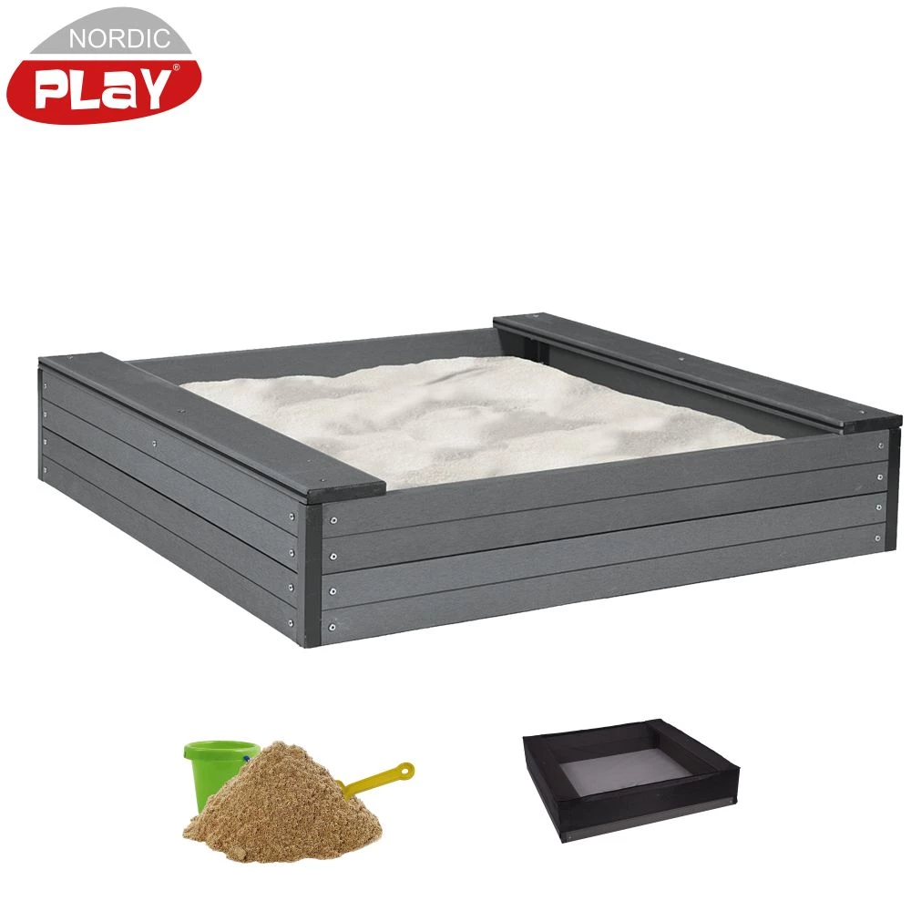 Nordic Play Sandkasse Wpc 24x120x120cm Inkl. Net Og 240 Kg Sand 1 Nordic Play Sandkasse Wpc 24x120x120cm Inkl. Net Og 240 Kg Sand